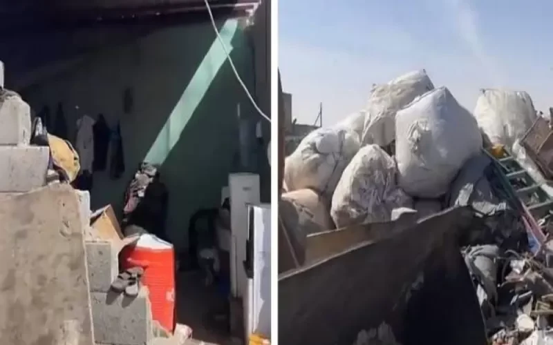 شاهد: مداهمة حوش تسكنه عمالة مخالفة في الرياض.. ومفاجأة بشأن ما عثر عليه بداخله