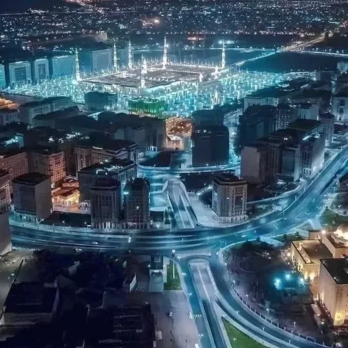 شاهد صورة غير مسبوقة للمدينة المنورة