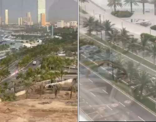 شاهد كيف اصبح كورنيش جدة بعد اعادة اغلاقه بسبب تفشي كورونا