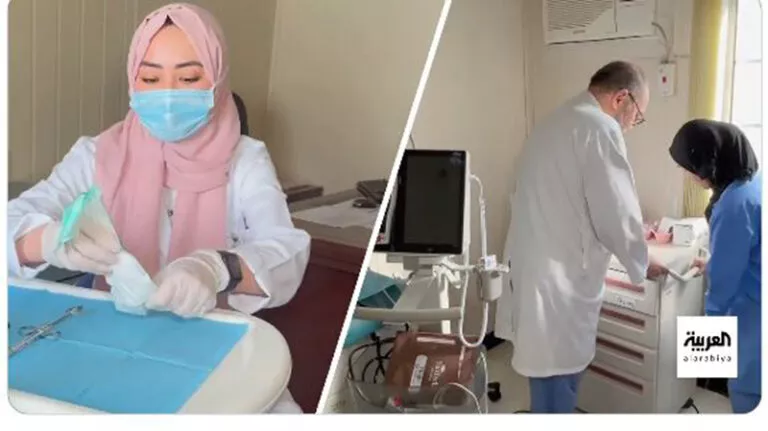 عاجل السعودية: طبيبة وابوها الطبيب يخدمان الحجاج في مستشفى وزارة الدفاع في مشعر مزدلفة