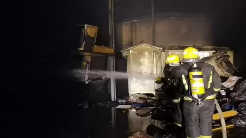 تفاصيل حريق هائل في مكة المكرمة