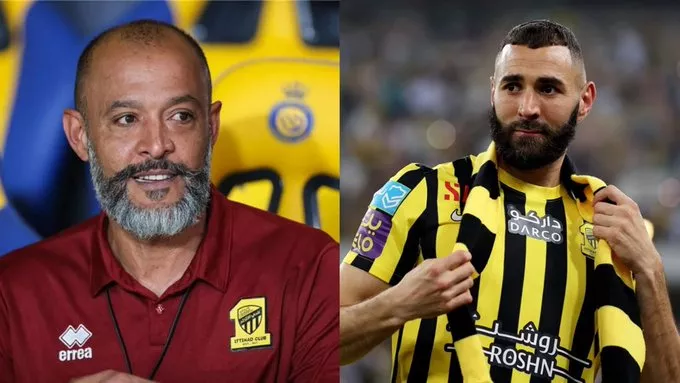 مصادر من داخل نادي الاتحاد السعودي تروي التفاصيل الكاملة لأزمة كريم بنزيما مع المدرب سانتوس