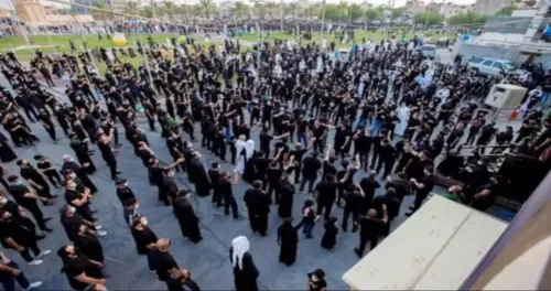 شاهد: احتفالات شيعة السعودية بذكرى عاشوراء