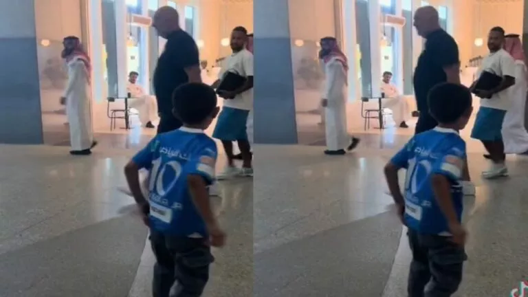 فيديو يشعل السخط في السعودية بسبب ما فعله حراس نيمار الشخصيون بأطفال كانوا يريدون التقاط صور معه في السعودية
