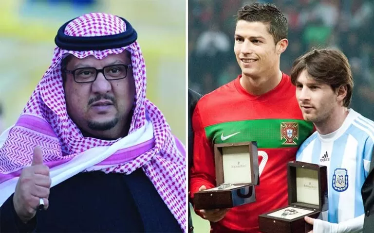 رئيس النصر السعودي السابق:أتمنى رونالدو بديلا لميسي في النصر(فيديو)