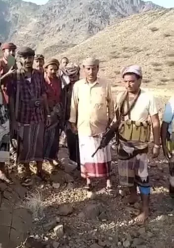 صور للمناطق التي حررها الجيش في شمير في تعز