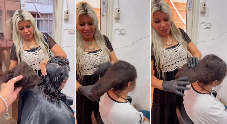 فيديو يشعل السعودية لما حدث لشعر فتاة بسبب اهمالها له اثناء فترة اختبارات الثانوية