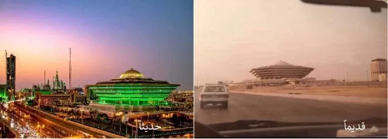 شاهد طريق الملك فهد في الرياض بعد ان تغير كلياً واصبح مختلف تماماً عن ما كان سابقاً