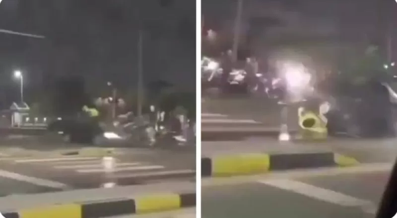 بلفيديو..حادث فضيع لسائقي دراجات نارية في القطيف السعودية