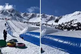 شاهد يزيد الراجحي يتحدى صديقه بالدوران 360 درجة في الهواء أثناء التزلج على الجليد مقابل 10 آلاف ريال.. والأخير يفاجئه