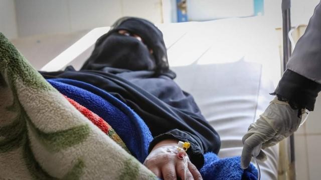 ”الصحة العالمية ” في اليمن تعلن عن إصابة أكثر من 112 ألف شخص و وفاة 29 بالكوليرا