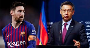 ” ميسي ” يجبر رئيس نادي برشلونة” على الرضوخ والأخير يدعو لانتخابات مبكرة لاختيار رئيس بديل !
