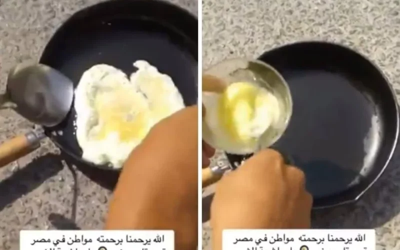 فيديو يشعل السعودية لشاب مصري يقلي البيض على حرارة الشمس الحارقة