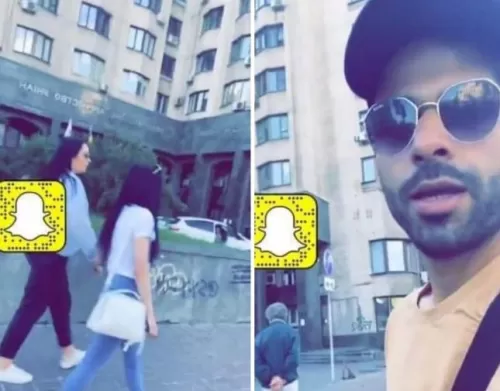 بالفيديو: سعودي يتحرش بفتاتين من بلده في اوكرانيا وهذا كان مصيره