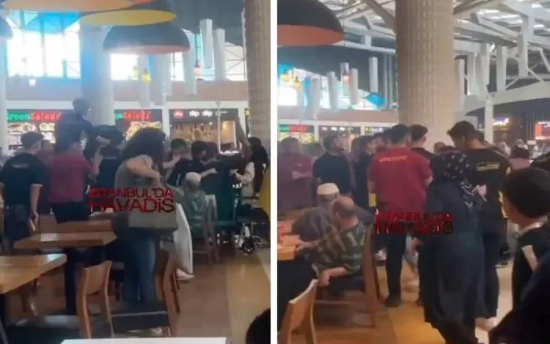 بالفيديو: عمال مطعم في تركيا يتجمعون على شباب خليجيين وينهالون عليهم بالضرب بسبب كشفهم للخداع في قيمة الفاتورة