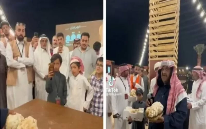 شاهد: مزاد على أكبر فقع في سوق الزل في السعودية .. والمفاجئة في سعره