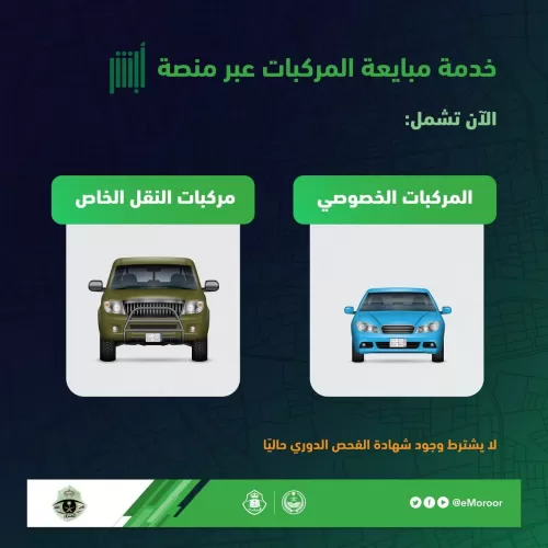 طريقة نقل ملكية سيارة وعمل مبايعة للمقيمين في السعودية عبر ابشر