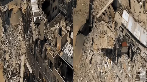 بالفيديو: مشاهد جوية تظهر حجم الدمار الذي لحق بقطاع غزة بعد عدوان اسرائيل