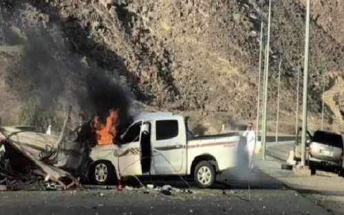 شاهد بالفيديو: تفحم جثث في السعودية بعد حادث مروع في هذه المدينة