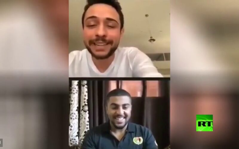 شاهد: ماذا دار بين ولي العهد الأردني وعامل نظافة خلال اتصال مرئي؟