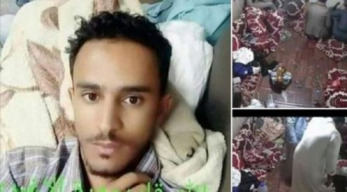 مشهد مؤلم في فيديو مسرب جديد لـ عبدالله السباعي يقوم بنزع ملابس عبدالله الأغبري