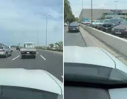 فيديو يشعل السعودية لحادث تسببت به زوجة اثناء تعلمها القيادة على يد زوجها في جدة