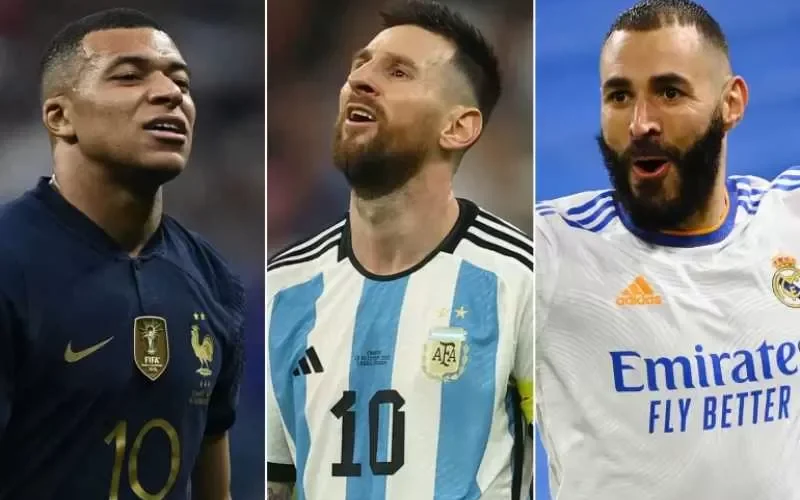 ميسي ينافس مبابي وبنزيمة على جائزة أفضل لاعب في العالم.. من تتوقع يفوز؟