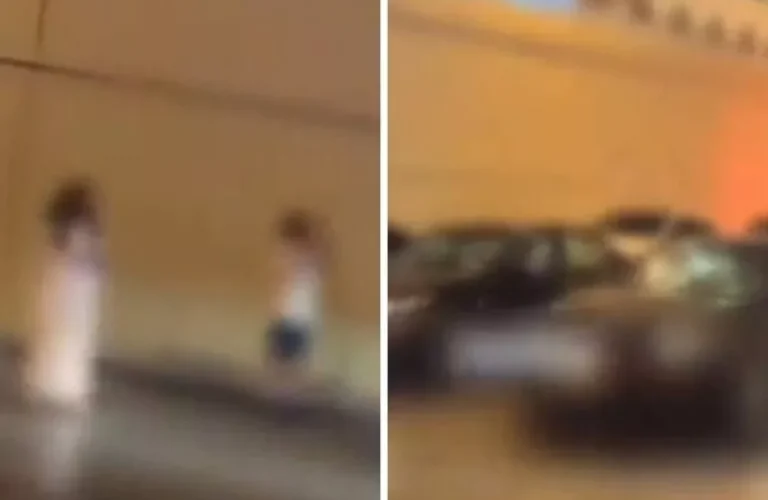 فيديو لاول عملية ايقاف شخصين في السعودية بسبب طريقة توقيف سيارتهم والمفاجأة في جنسياتهم