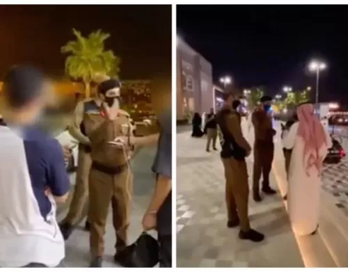 فيديو من الرياض لشخص خلع الكمامة وعند تسجيل غرامة بحقه قدم اغرب تبرير ستسمعه في حياتك