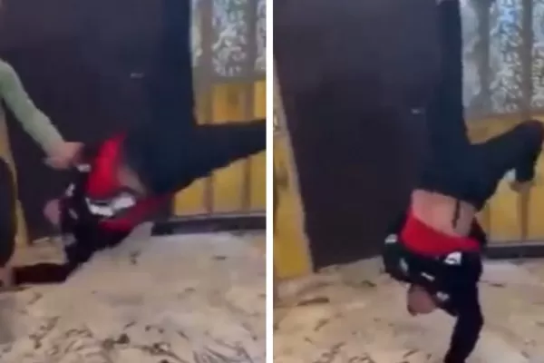 علقه في السقف وانهال عليه بالضرب المبرح.. شاهد: عراقي يعذب طفله بطريقة وحشية لسبب غريب!..