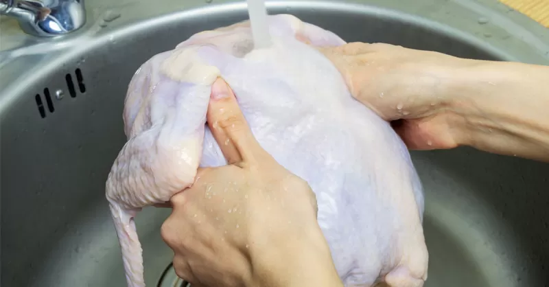 وفاة أسرة باكملها بسبب غسل الدجاج بهذه الطريقة احذري واعرفي الطريقة الصحيحة للغسيل !!