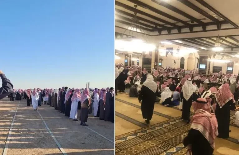 شاهد بالفيديو: هذا ما حدث اثناء تشييع الشيخ صالح اللحيدان