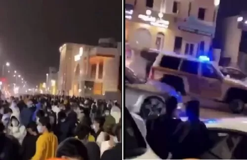 بالفيديو: مطاردة من الشرطة والأمن السعودي لتجمعات يمنعها القانون