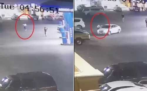 فيديو يكشف بطولة شاب منع سرقة سيارة في الرياض على طريقة افلام الآكشن