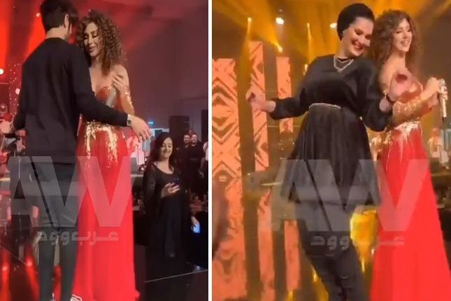 شاهد.. ميريام فارس تتحدى جمهورها في الرقص بحفل عيد الحب بالإمارات !