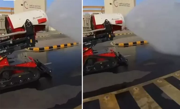 بالفيديو: الروبوتات تنظم الحجاج وتحميهم في المشاعر المقدسة