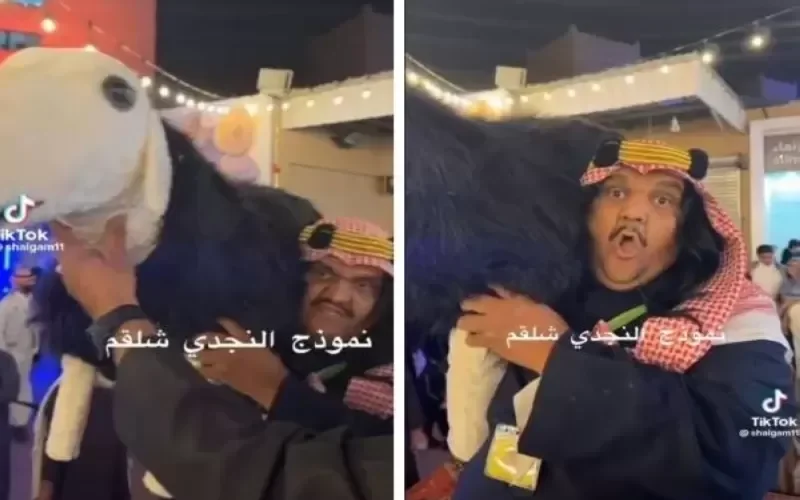 فيديو يشعل السعودية .. لمزاد على خروف نجدي محنط بسعر خيالي في الرياض