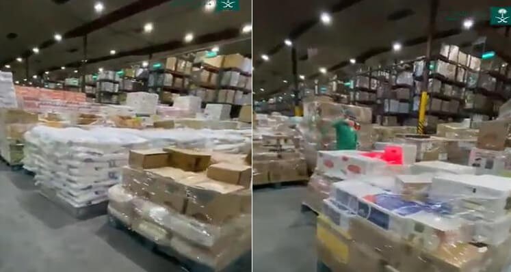شاهد: جولة داخل أحد المستودعات الغذائية الوطنية الكبرى بعد مخاوف من انخفاض المعروض بسبب كورونا