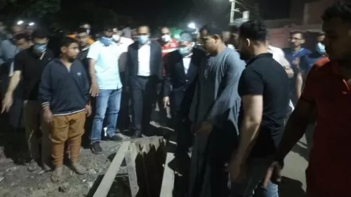 فيديو صادم من مصر لوفاة ١٩ شخصاً بعد سقوطهم في بالوعه .. مشاهد مروعة