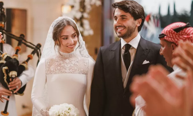 بسبب هذه المشاهد. النجوم قاطعو حفل زفاف الاميرة إيمان بنت ملك الأردن
