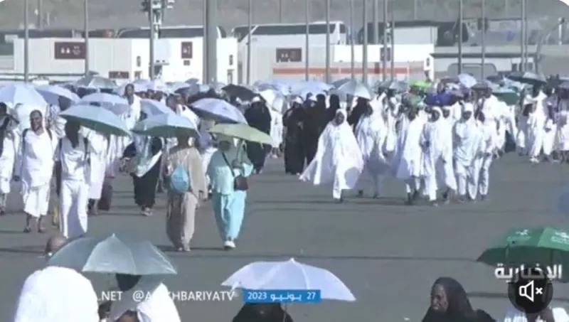 مشاهد جديدة لتوافد ملايين الحجاج الى عرفات بدون اي اختناقات