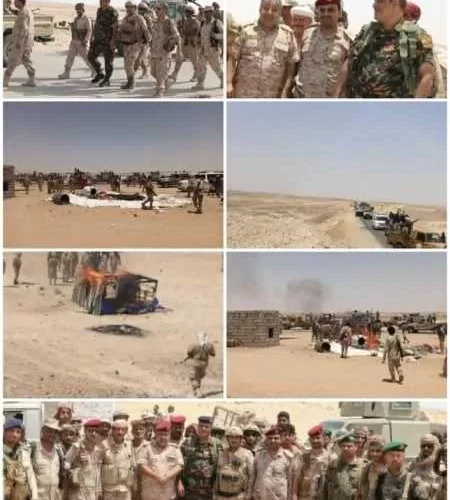 قوات الجيش والأمن تفرض هيبة الدولة في حضرموت والمهرة وتحرق 16 نقطة لمليشيات مسلحة