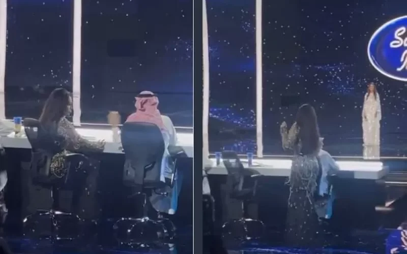 شاهد: الفنانة أحلام تقوم من الكرسي وتفاجئ الجمهور بحركة غريبة في برنامج “سعودي أيدول”