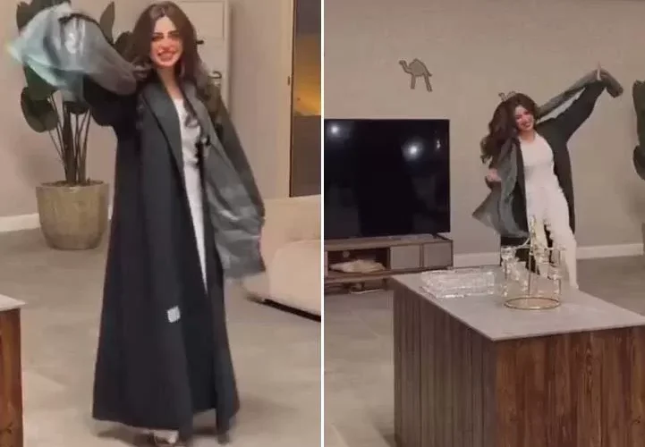 شاهد: رقص تعري وايحاءات فاضحة في وصلة رقص ساخن من رهف القحطاني