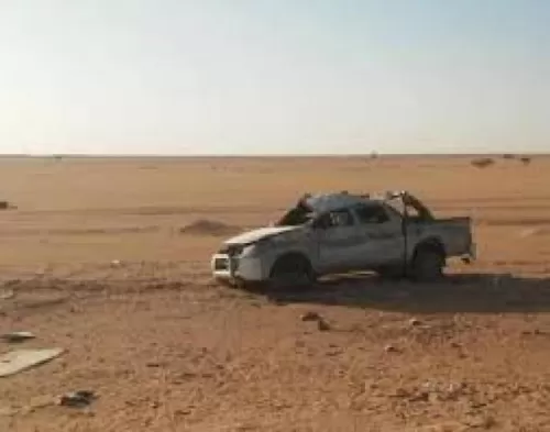طريق العبر المتهالك يخطف ارواح اربعة مغتربين يمنيين في حادث مروع