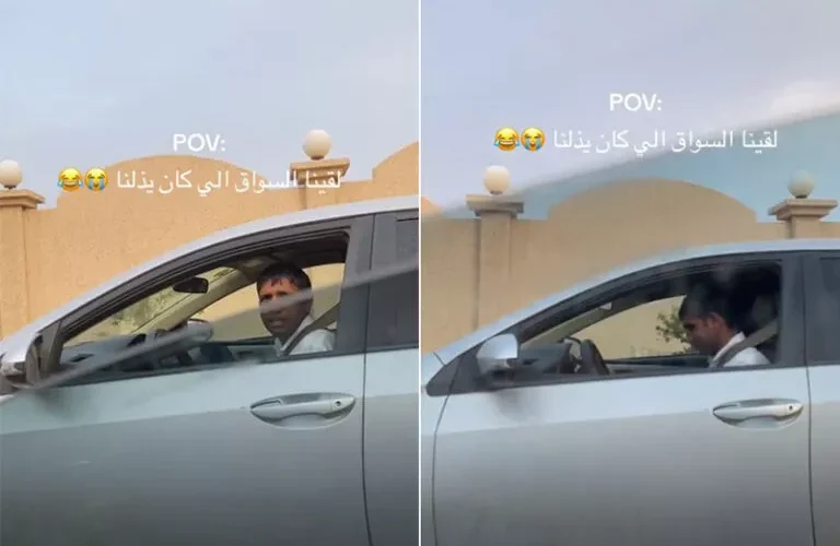بالفيديو: سعوديات يشعلن المملكة بما فعلنه مع سائقهن القديم بعد مشاهدته في هذه المهنة في احد شوارع المملكة
