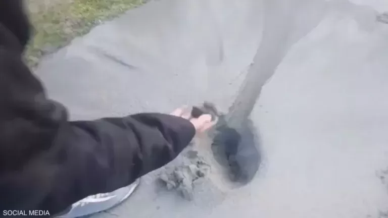 فيديو مرعب لظهور براكين في سوريا بعد الزلزال