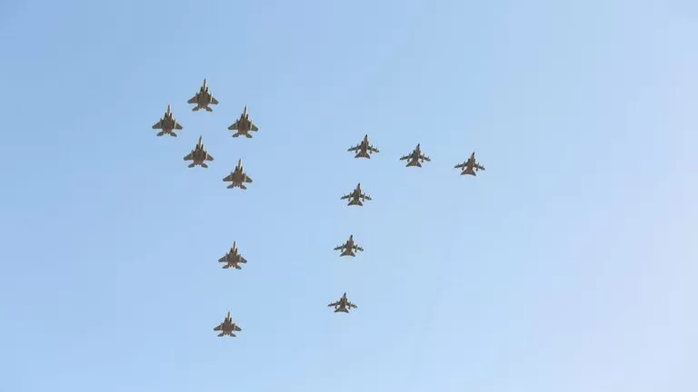 شاهد: هذا ما فاجأت به القوات الجوية السعودية الجميع في اليوم الوطني للمملكة