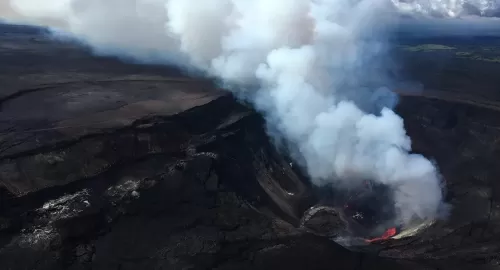 فيديو مدهش لثورة بركان كان خامداً لسنوات والمنظر ابهر الجميع