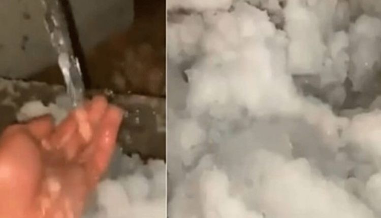 بالفيديو.. تجمد المياه بجوار المسجد النبوي من شدة البرودة